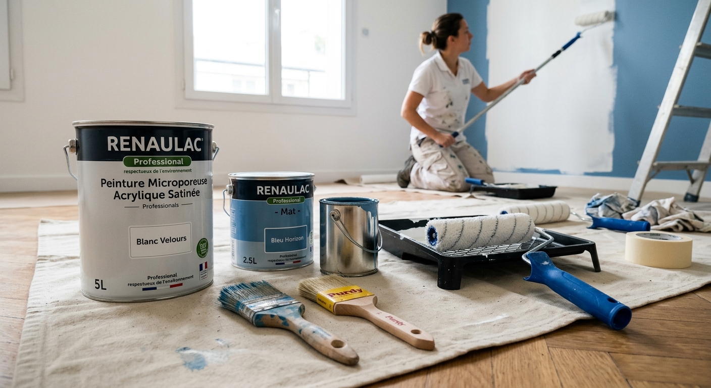 Utilisation de peintures techniques et microporeuses